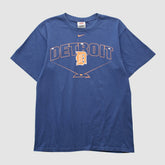 Detroit Tigers Nike 2000s T-shirt - Navy - Vintage T-shirts