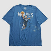 Minnesota Timberwolves 2010s T-shirt Blue Vintage - Adidas