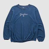 New York Yankees Lee Apparel 2000s Pullover Sweatshirt - Navy - XVintage Pullover