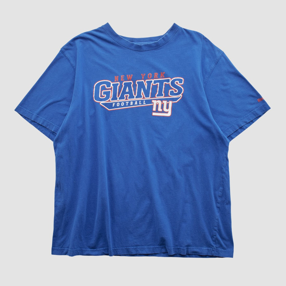 New York Giants Reebok 2000s T-shirt - Blue T-shirts
