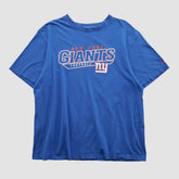 New York Giants Reebok 2000s T-shirt - Blue T-shirts