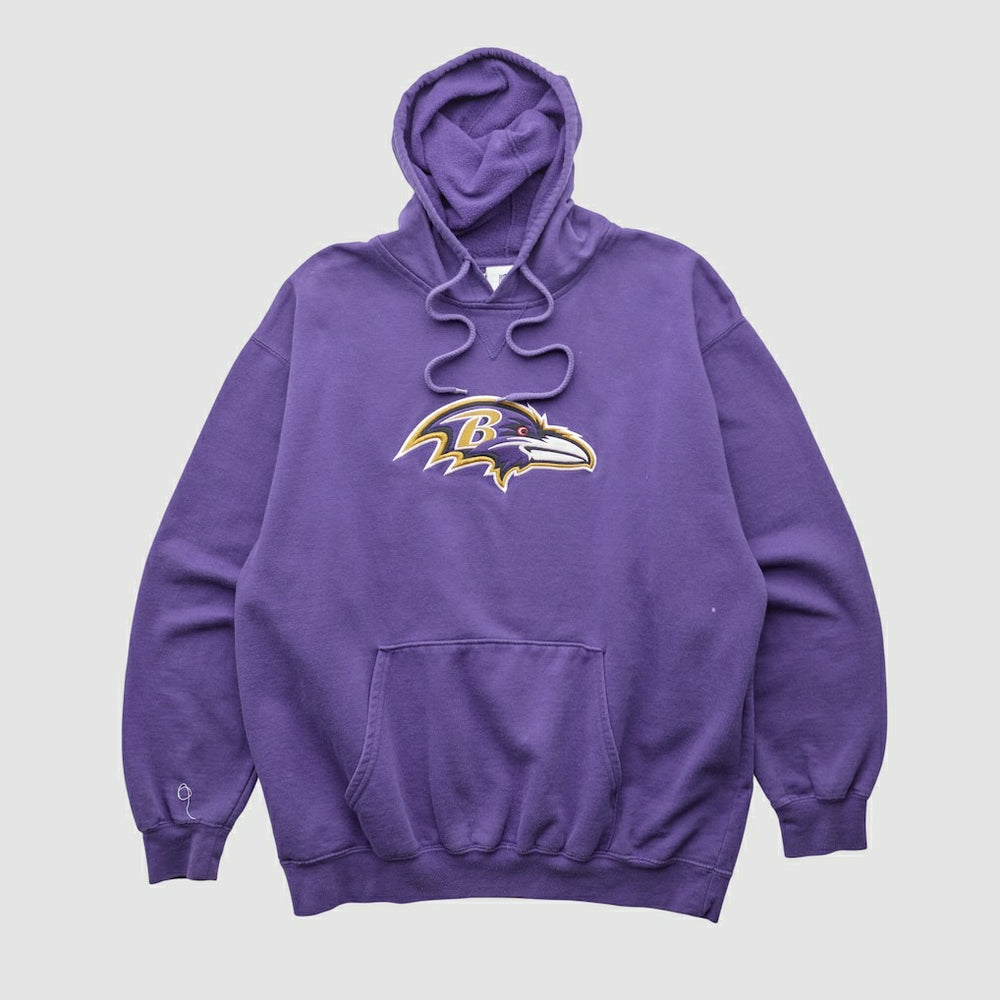 Baltimore Ravens NFL 2000s Hooded Pullover Sweatshirt - Purple Pullover