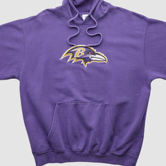 Baltimore Ravens NFL 2000s Hooded Pullover Sweatshirt - Purple Pullover