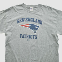New England Patriots NFL 2000s Long Sleeve T-shirt - Heather Gray T-shirts