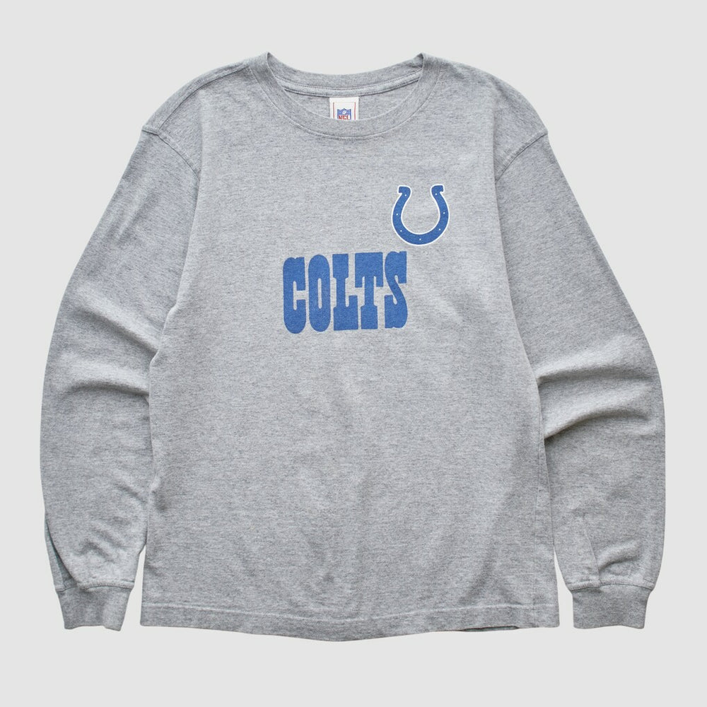 Indianapolis Colts NFL 2000s Long Sleeve T-shirt - Heather Gray T-shirts