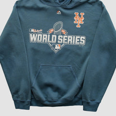 World Series Gildan 2015 Hooded Sweatshirt - Navy - Vintage Sweatshirts