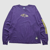 Baltimore Ravens Reebok 2000s Long Sleeve T-shirt - Purple T-shirts