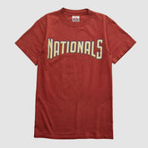Washington Nationals Majestic 2000s T-shirt - Maroon - XVintage T-shirts