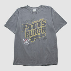 Pittsburgh Pirates Genuine Merchandise 2000s T-shirt - Gray - Vintage T-shirts