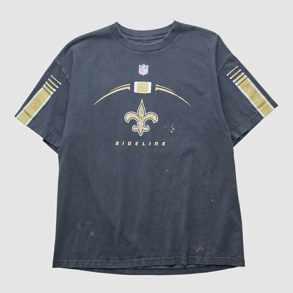 New Orleans Saints Reebok 2000s T-shirt - Black T-shirts