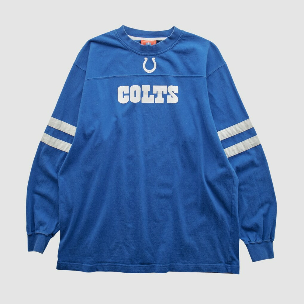 Indianapolis Colts NFL 2000s Long Sleeve T-shirt - Blue T-shirts