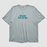 Miami Dolphins NFL 2000s T-shirt - Heather Gray T-shirts