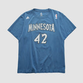 Minnesota Timberwolves 2010s T-shirt Blue Vintage - Adidas