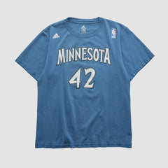 Minnesota Timberwolves 2010s T-shirt Blue Vintage - Adidas