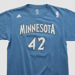Minnesota Timberwolves 2010s T-shirt Blue Vintage - Adidas