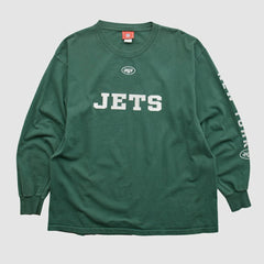 New York Jets NFL 2000s Long Sleeve T-shirt - Green T-shirts