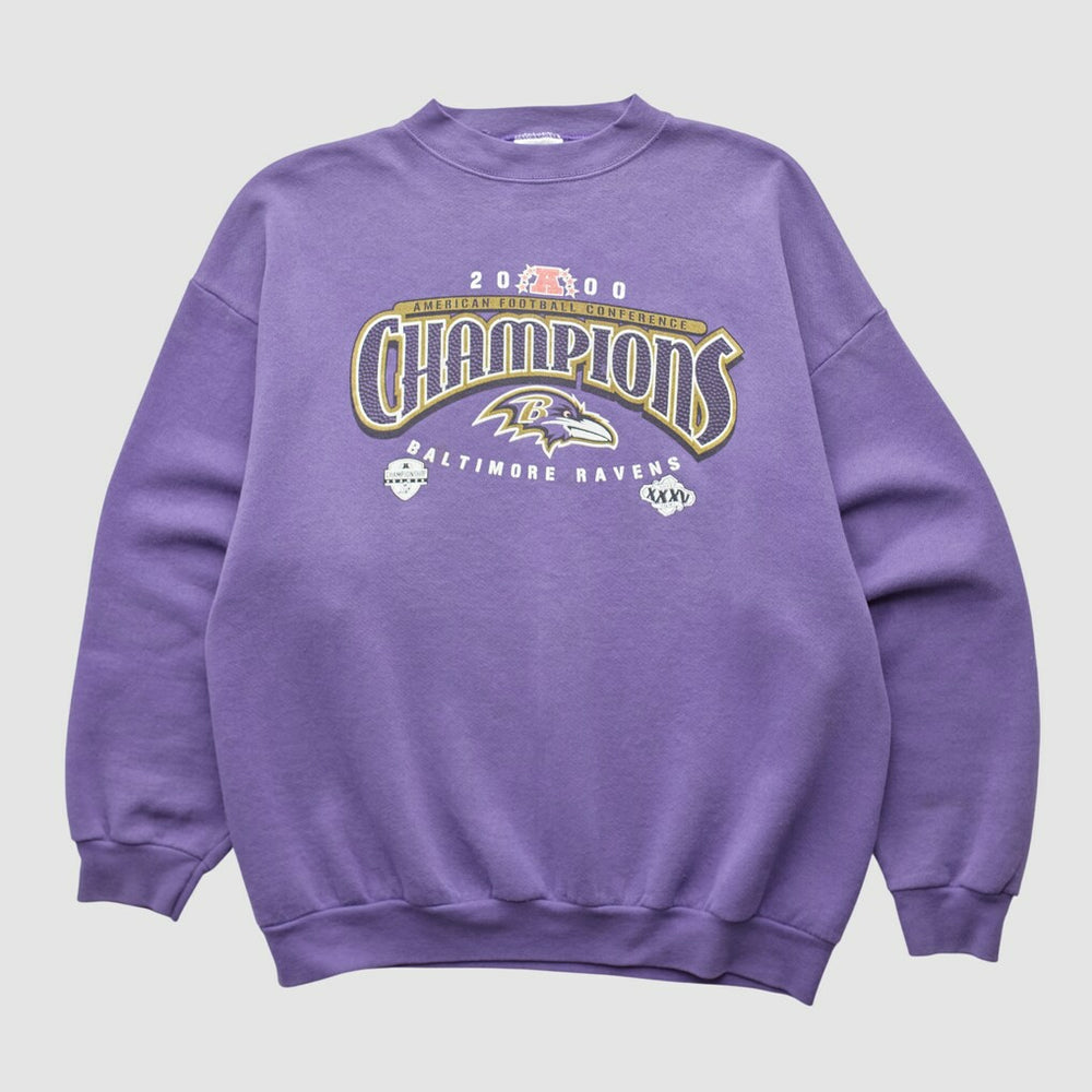 Baltimore Ravens Tultex 2000 Pullover Sweatshirt - Purple Pullover