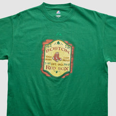 Boston Red Sox Majestic 2000s T-shirt - Green - XVintage T-shirts