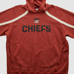 Kansas City Chiefs Reebok 2000s Hooded Pullover Sweatshirt - Red Pullover