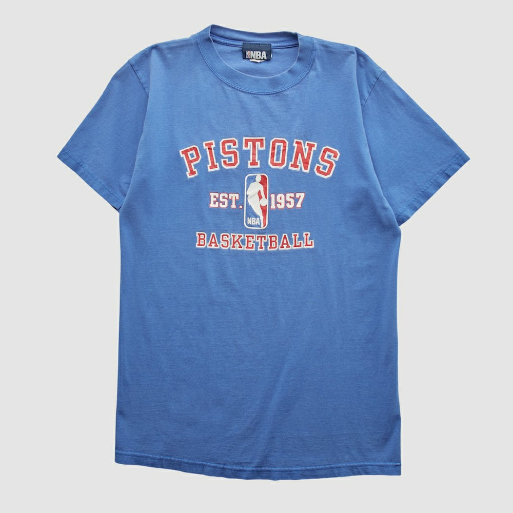 Detroit Pistons NBA 2000s T-shirt Blue Vintage - Vintage