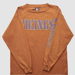 Minnesota Vikings Starter 90s Long Sleeve T-shirt - Clay T-shirts