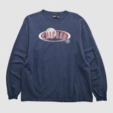 Chicago Cubs Gear For Sports 2000s Long Sleeve T-shirt - Navy - Vintage T-shirts