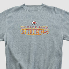 Kansas City Chiefs Active 2000s Pullover Sweatshirt - Gray Pullover
