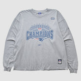 New England Patriots Reebok 2003 Long Sleeve T-shirt - Heather Gray T-shirts