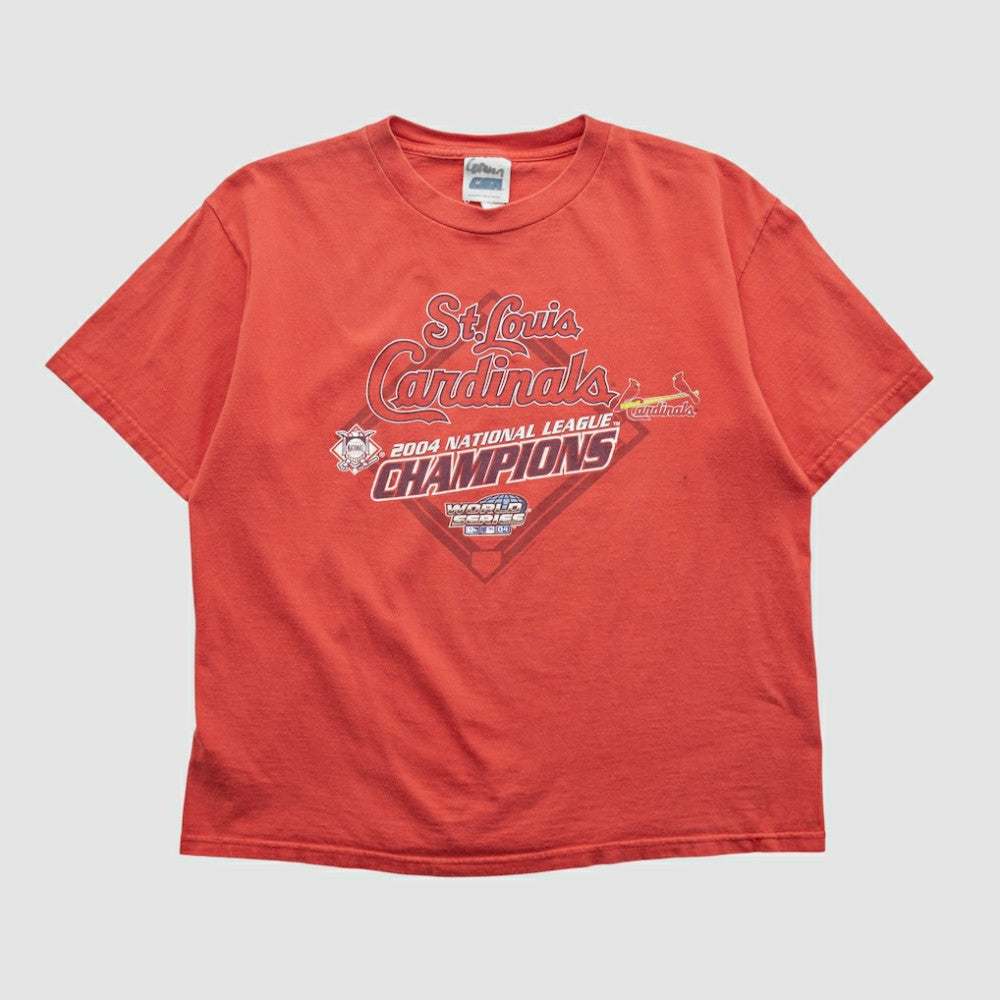 National League Champions CSA 2004 T-shirt - Red - Vintage T-shirts