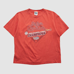 National League Champions CSA 2004 T-shirt - Red - Vintage T-shirts
