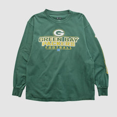 Green Bay Packers NFL 2000s Long Sleeve T-shirt - Green T-shirts