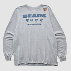 Chicago Bears Reebok 2000s Long Sleeve T-shirt - Heather Gray T-shirts