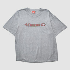 San Francisco 49ers NFL 2000s T-shirt - Heather Gray T-shirts