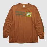 Green Bay Packers NFL 2000s Long Sleeve T-shirt - Clay T-shirts