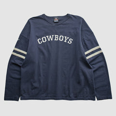 Dallas Cowboys NFL 2000s Long Sleeve T-shirt - Navy T-shirts