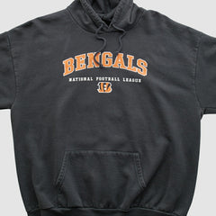 Cincinnati Bengals NFL 2000s Hooded Pullover Sweatshirt - Black Pullover