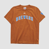 Milwaukee Brewers Majestic 2008 T-shirt - Clay - XVintage T-shirts