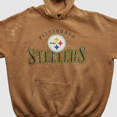 Pittsburgh Steelers Lee Sport 2000s Hooded Pullover Sweatshirt - Clay Pullover