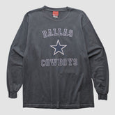 Dallas Cowboys Reebok 2000s Long Sleeve T-shirt - Charcoal T-shirts