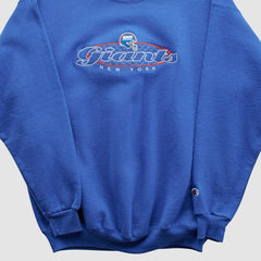 New York Giants Champion 90s Pullover Sweatshirt - Blue Pullover