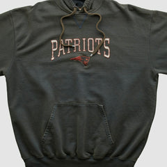 New England Patriots NFL 2000s Hooded Pullover Sweatshirt - Black Pullover