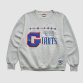 New York Giants Nutmeg Mills 90s Sweatshirt - Heather Gray Sweatshirts