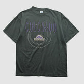 Colorado Rockies Salem Sportswear 90s T-shirt - Charcoal - 2XVintage T-shirts
