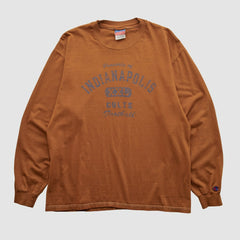 Indianapolis Colts Champion 2000s Long Sleeve T-shirt - Clay T-shirts