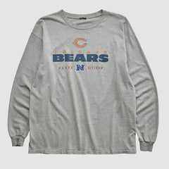 Chicago Bears 2010s Long Sleeve T-shirt - Heather Gray T-shirts