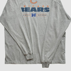Chicago Bears 2010s Long Sleeve T-shirt - Heather Gray T-shirts