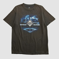 Tampa Bay Rays Genuine Merchandise 2000s T-shirt - Black - Vintage T-shirts