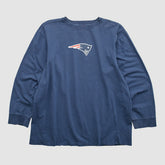 New England Patriots NFL 2000s Long Sleeve T-shirt - Navy T-shirts
