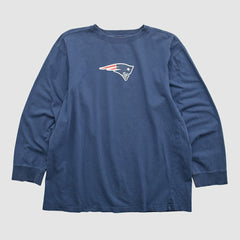 New England Patriots NFL 2000s Long Sleeve T-shirt - Navy T-shirts