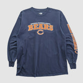 Chicago Bears NFL 2010s Long Sleeve T-shirt - Navy T-shirts